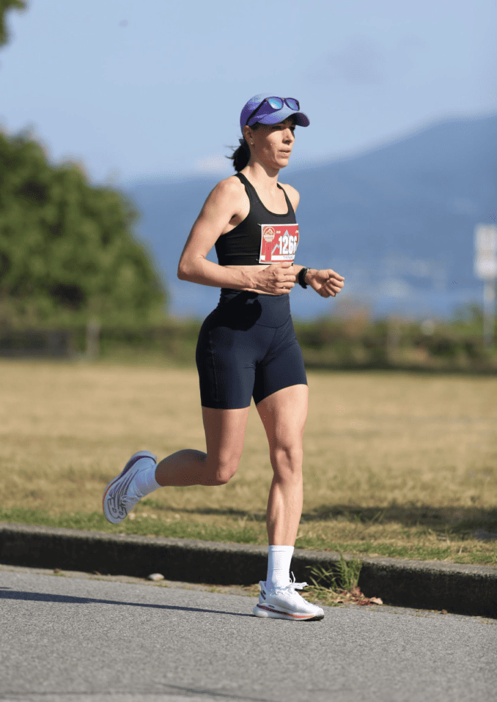 Pilates Teacher Running outdoors