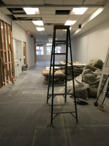 2nd floor studio construction