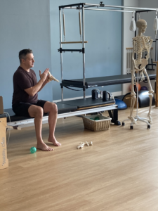 Paul teaching Franklin Method Foot Workshop